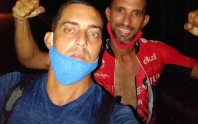 Juan Carlos y el orgullo de ser espectador de una ultra de 140km en primera fila