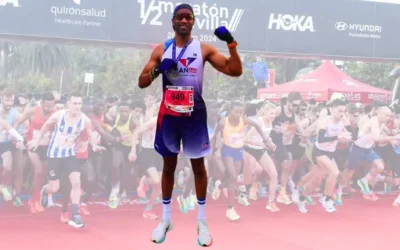 Media Maratón Sevilla 2024 con representante del Cuban Trail Team