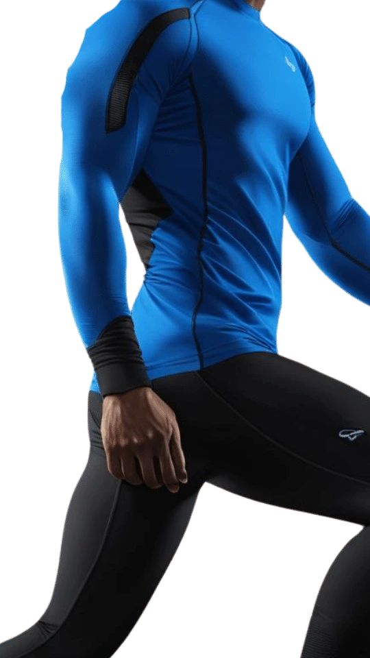 Camisetas térmicas de cuello para hombres