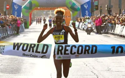 Agnes Jebet, récord del mundo en 10K Valencia Ibercaja