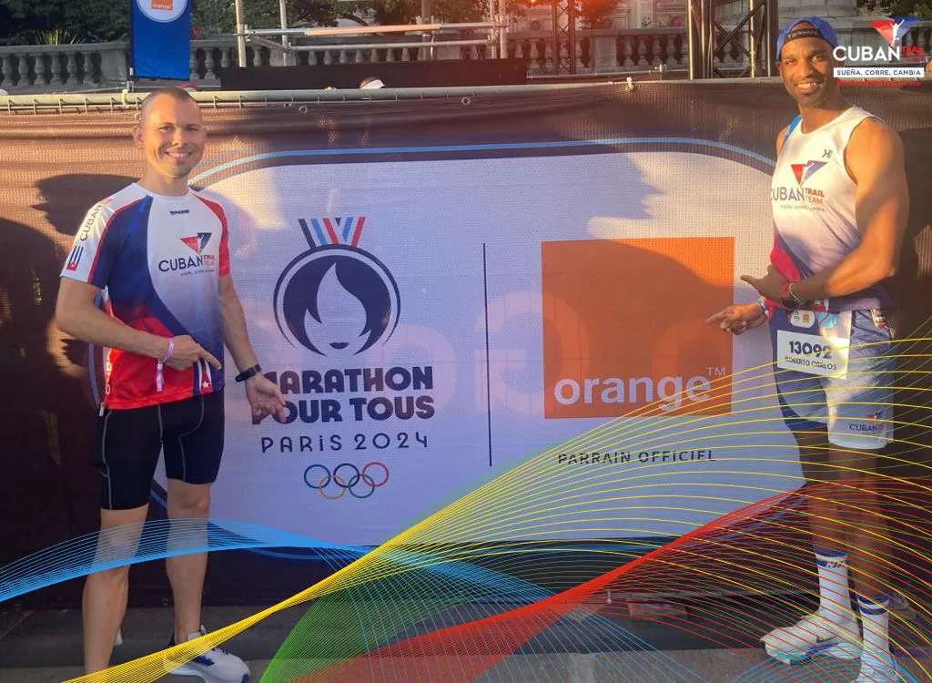 Robe y Yuniel Maratón París 2024