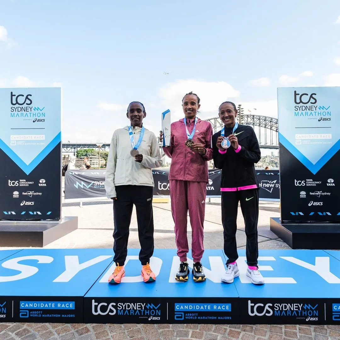 Ganadoras de la Sydney Marathon